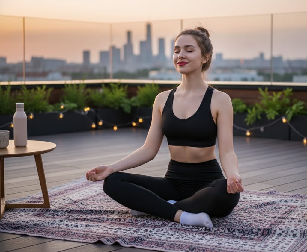 Long Term Fitness 2026 showing mindful exercise, recovery, balance, and sustainable health routines