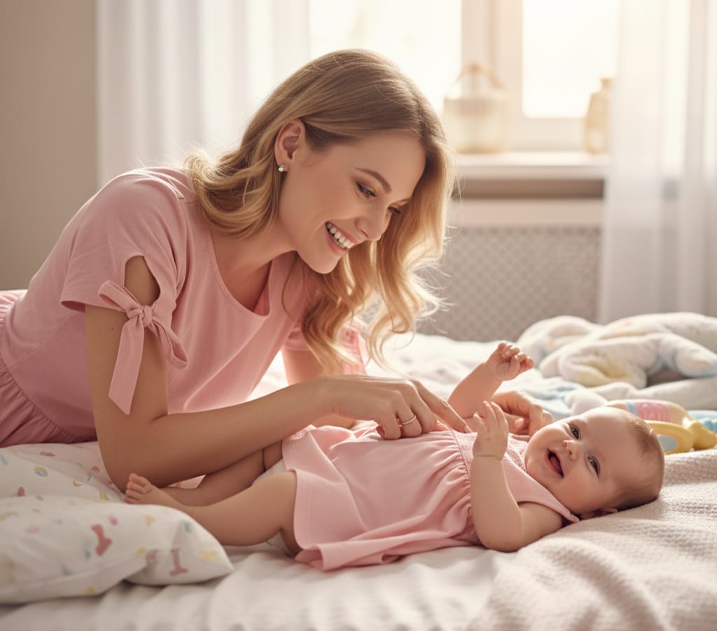 Happy balanced lifestyle built through emotional bonding, love, and mindful living