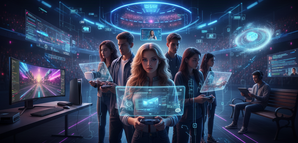 Gaming Platforms 2026 showing immersive digital gaming environments