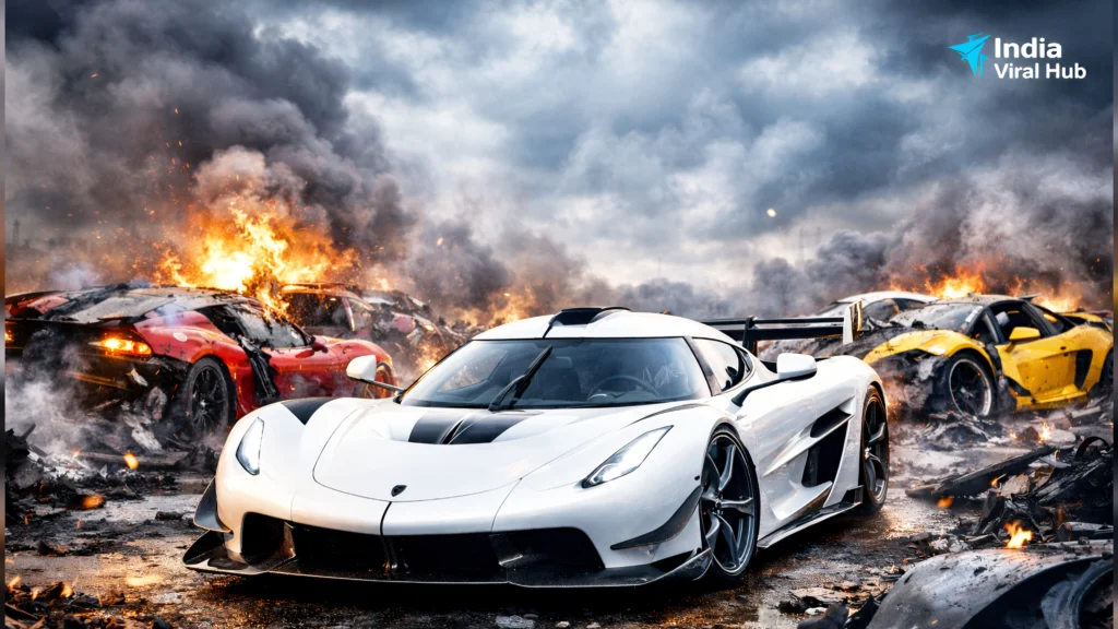 Koenigsegg Jesko hypercar destroying the supercar giants with extreme speed and power