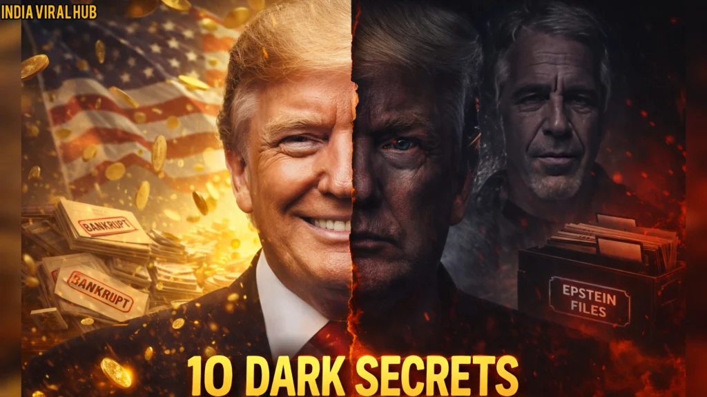 Donald Trump and Jeffrey Epstein investigation secrets with bankruptcy records by IndiaViralHub