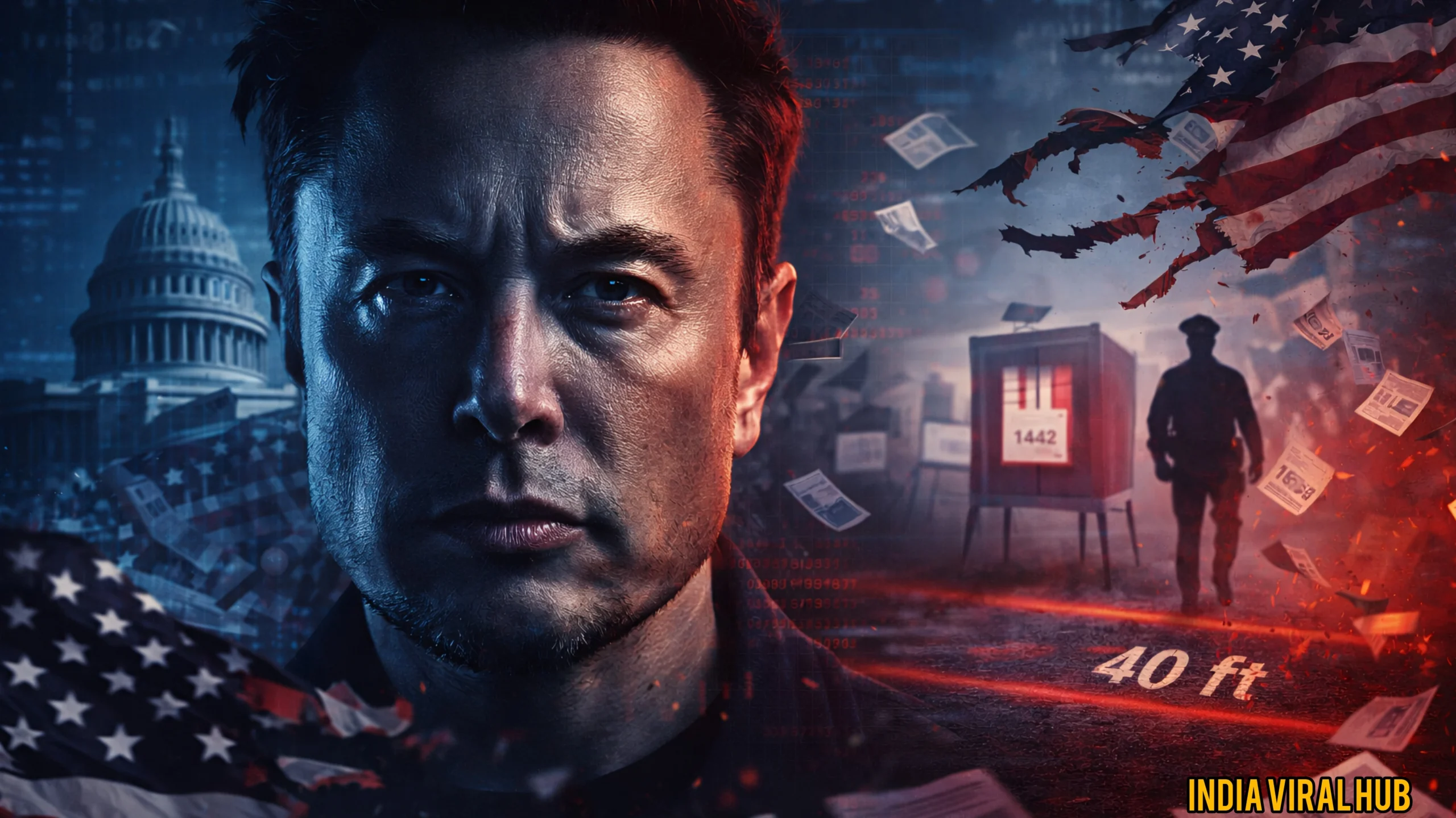 Elon Musk Voter Fraud Alarm showing Virginia House Bill 1442 document calling it voter fraud on January 24, 2026