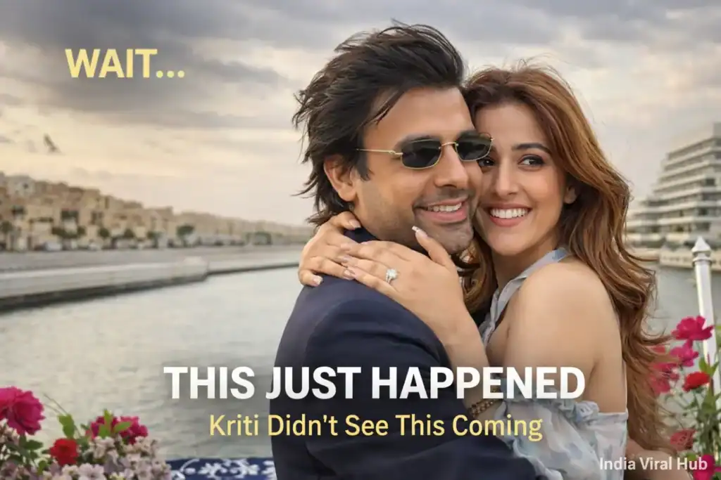 Kriti Sanon sister engagement – Nupur Sanon engagement photo with fiancé goes viral on social media