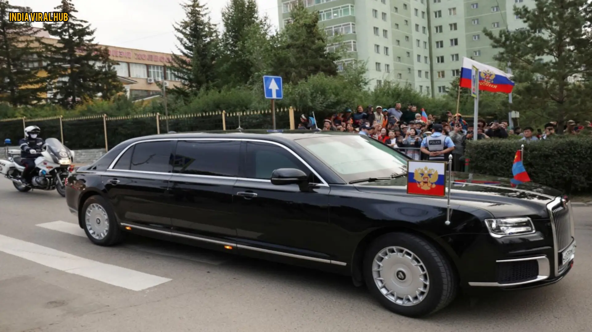 Aurus Senat Limousine Price: The estimated $1.2 million armored Russian state vehicle used by President Vladimir Putin, featuring VR10 ballistic protection.