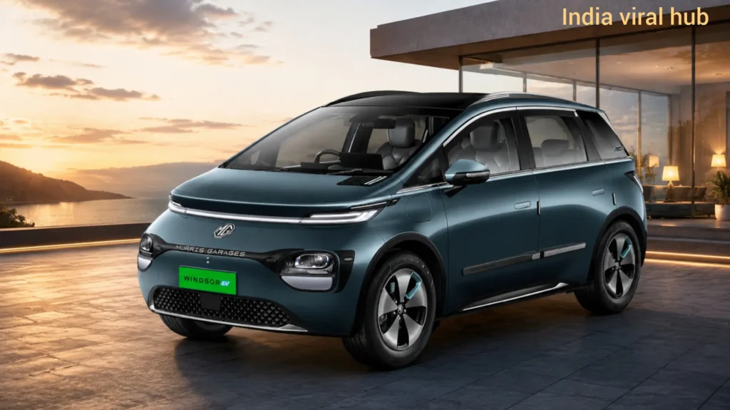MG Windsor EV Price 2026 with Rs 85,000 May discount analysis and battery rental trap exposed.
